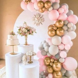 Ballon en Or Mixte Chrome pour decoration